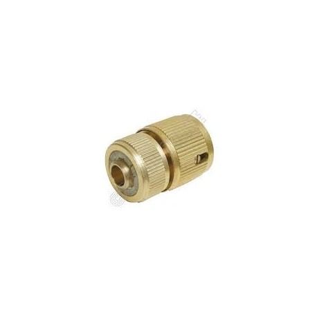 Hoz Loc Quick Connector Brass Auto Stop 1/2" hose pipe