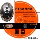 150mm D Pack of 5 Black Rhino Turbo Granite Prianha Diamond Blade