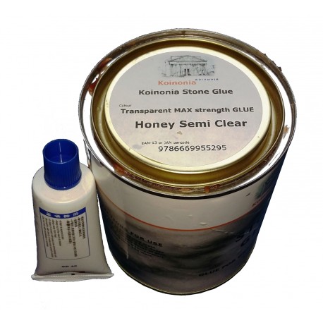 Stone Glue 1ltr Adhesive Polyester Resin & Hardener