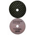 Dry Ceramica Diamond Polishing pads 3000 Grit Only 100mm diameter