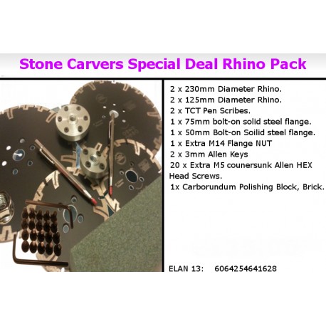 Sand Steinmetze Rhino-Pack 12 Artikel
