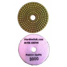Wet Cobra Diamond polishing Pad 3000 grit only 100mm diameter