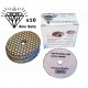 Dry Ceramica Diamond Polishing pads 3000 Grit Box of 10x 100mm diameter Lilac