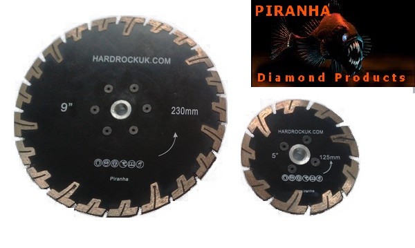5-Pack 5” / 125mm Diamond Turbo Cutting Blades – Granite, Marble, Concrete, Masonry – DT-DIATOOL Turbo Discs